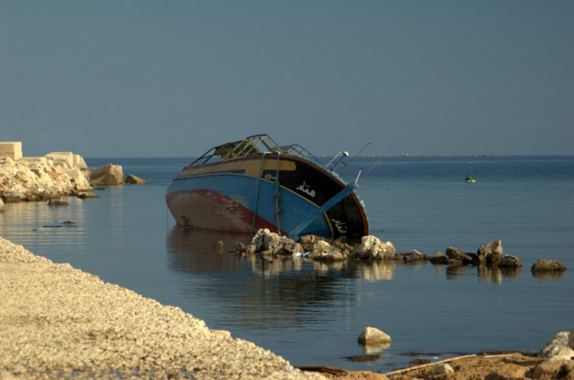 Barcone a Marzamemi (SR) Naufragio Lampedusa
