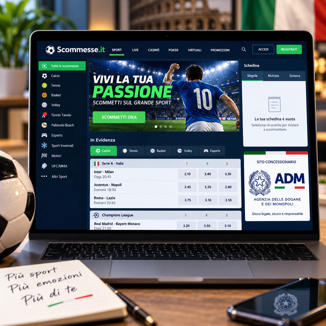 Guida Completa Alle Piattaforme Di Scommesse Online In Italia 2026 Come Scegliere Un Sito Sicuro E