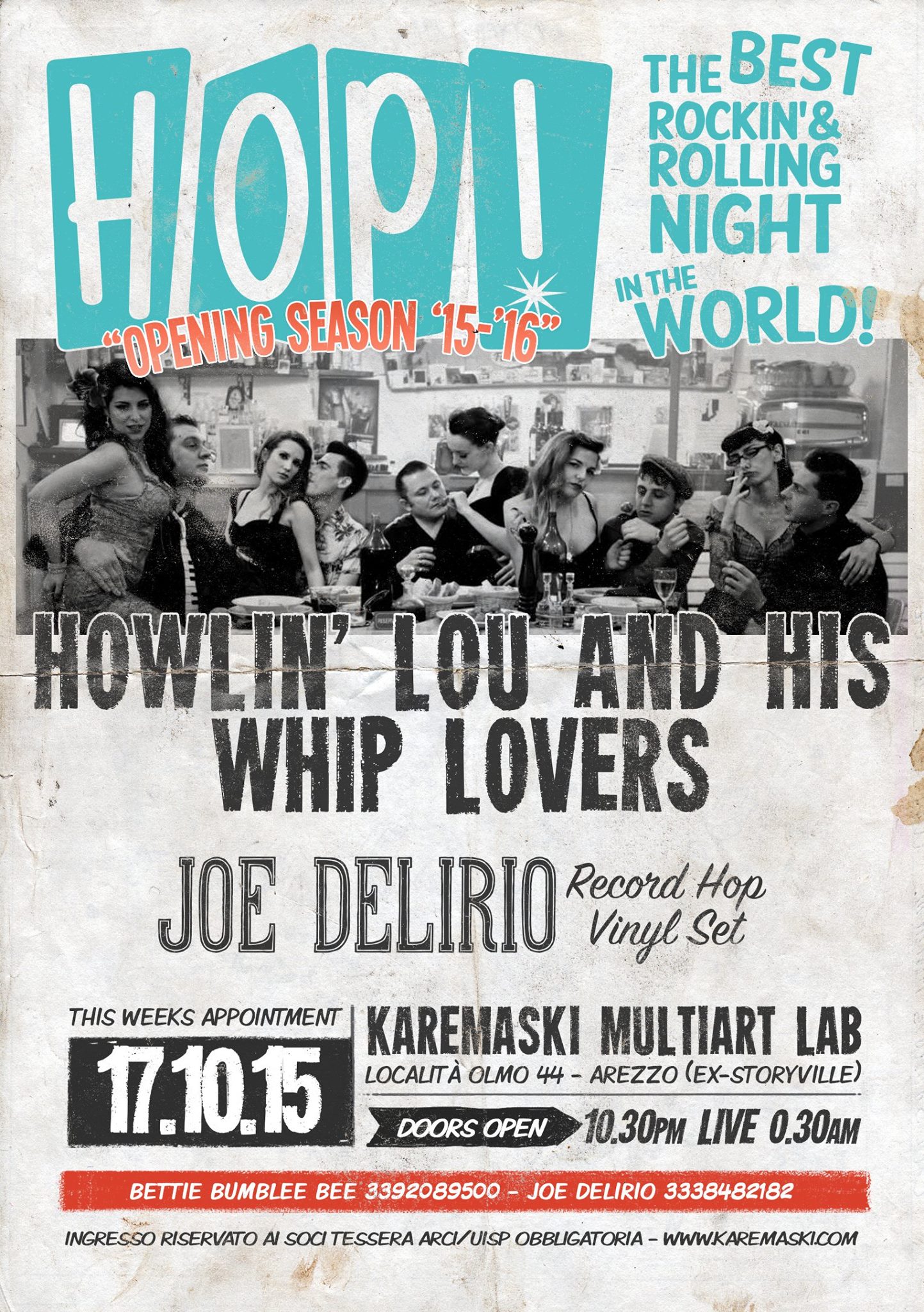 HOP! PARTY: Live on Stage Howlin Lou and His Whip Lovers