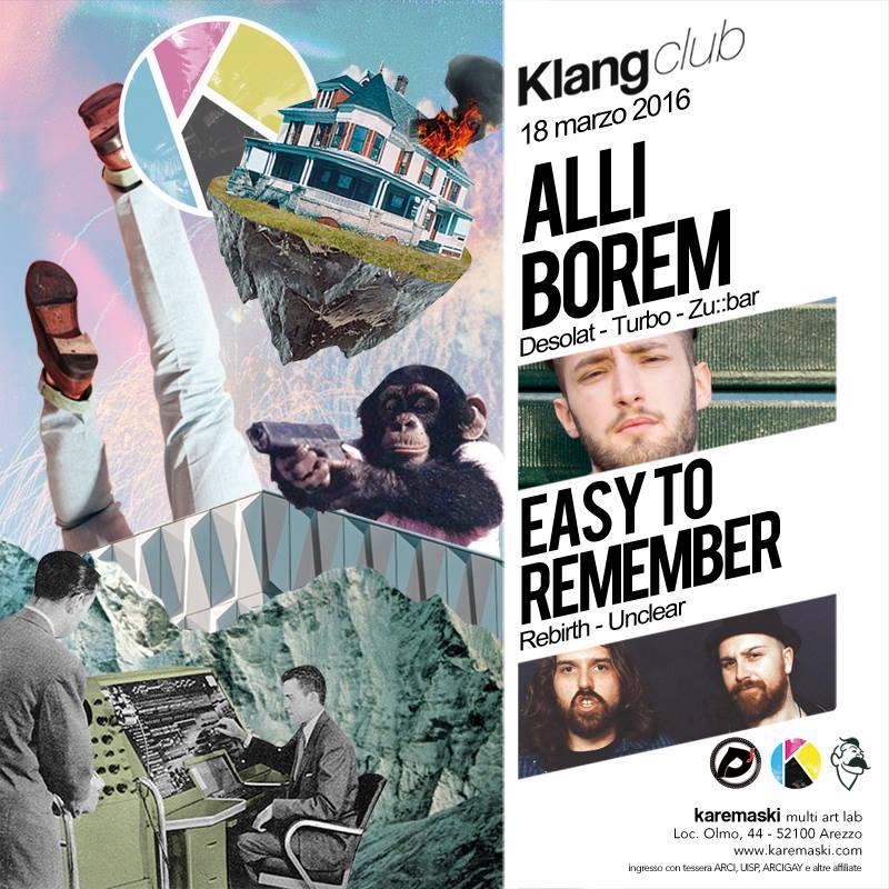 KLANG CLUB – ALLI BOREM + EASY TO REMEMBER